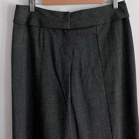 Escada Bootcut Gray Wool Trousers - Picture 2 of 7